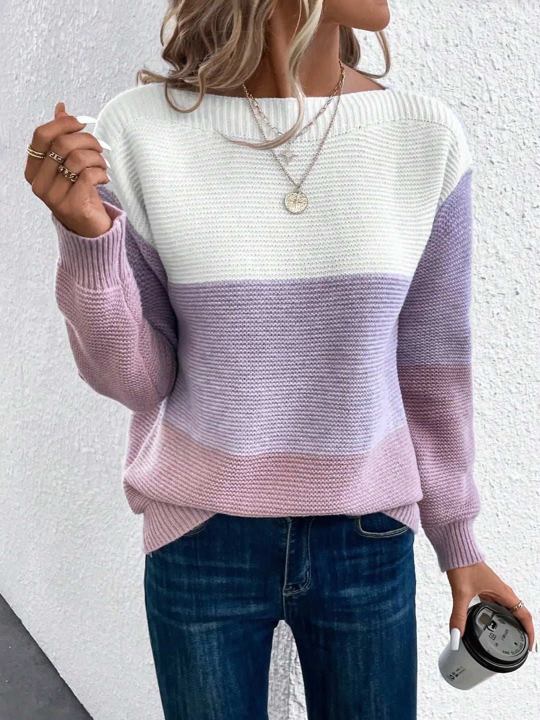 AURORA | Pull en tricot Ombre