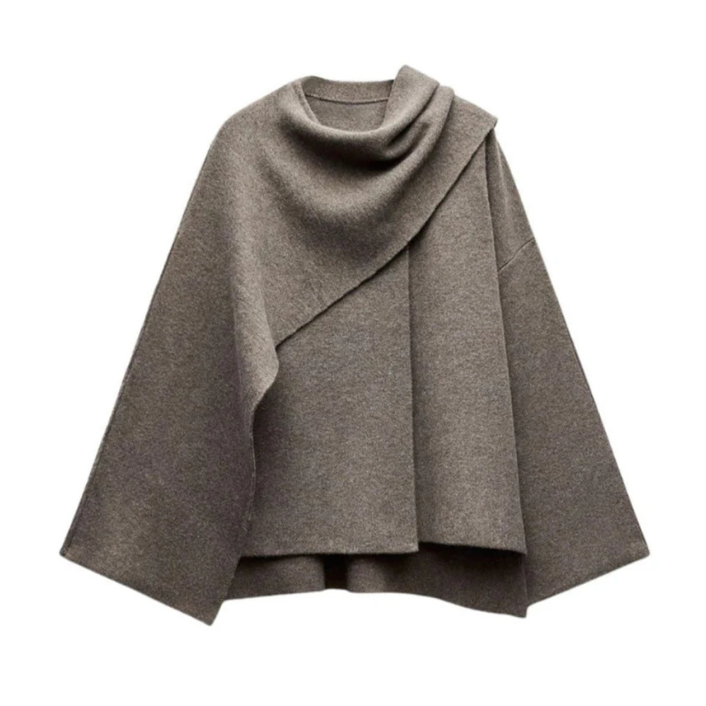 CAMILLE | Manteau Cape Court Élégant